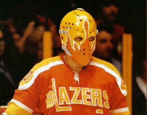 Goalie Mask - Bernie Parent Philadelphia Blazers WHA
