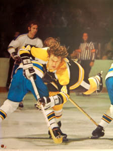 Copy of VINTAGE 1973 BOSTON BRUINS BOBBY ORR POSTER