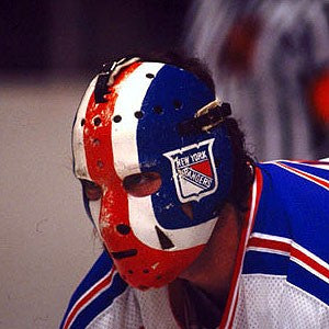 Goalie Mask - John Davidson NHL New York Rangers