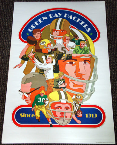 Lot of Vintage NFL Posters 1968 - 1972 ALL TEAMS Included, Pats, Packers,Cowboys, Etc...