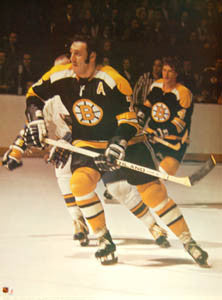 VINTAGE 1973 BOSTON BRUINS Phil Esposito POSTER  18 X 24 Original