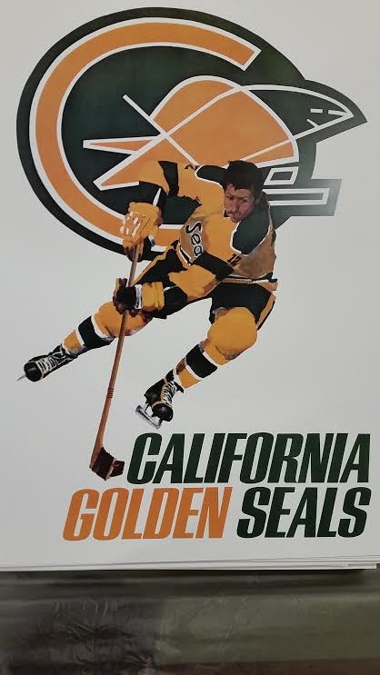 Rare NHL California Golden Seals Decal - The Bay Area's Hockey Team Vintage