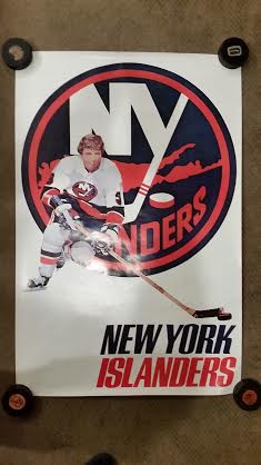  New York Islanders NHL Set of Six Vintage Hockey Jersey Posters  - Barzal, Goring, Smith, Potvin, Bossy, Trottier - 8x10 Poster Prints:  Posters & Prints
