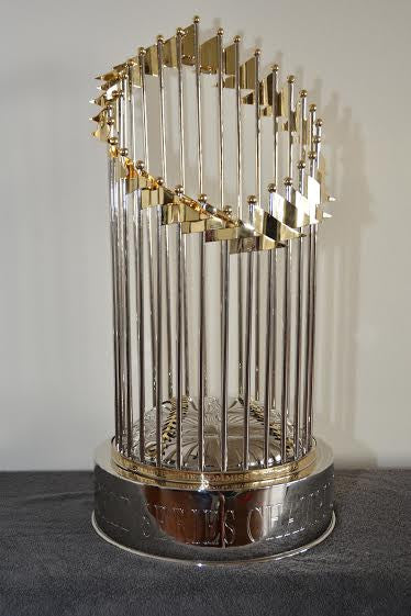 I recreated the World Series trophy using a 3D Printer and spray paint :  r/baseball