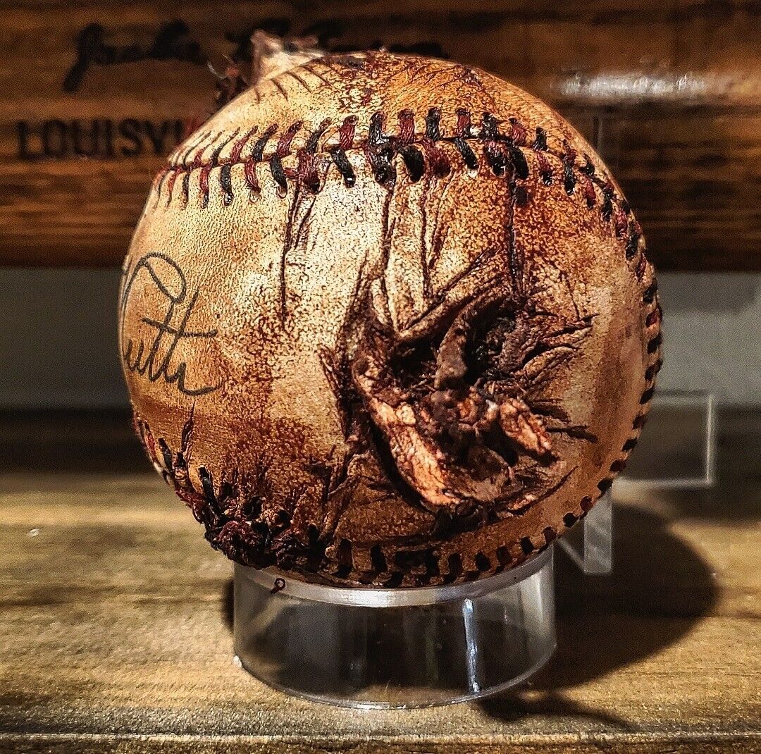 The Sandlot Autographed OML Baseball Babe Ruth 6 Sigs Smalls Squints BAS  25630 – Denver Autographs