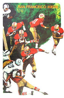 Vintage NFL Poster 1968 San Francisco 49ers Original