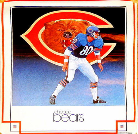 NFL Vintage Damac Chicago Bear's 1979 Poster